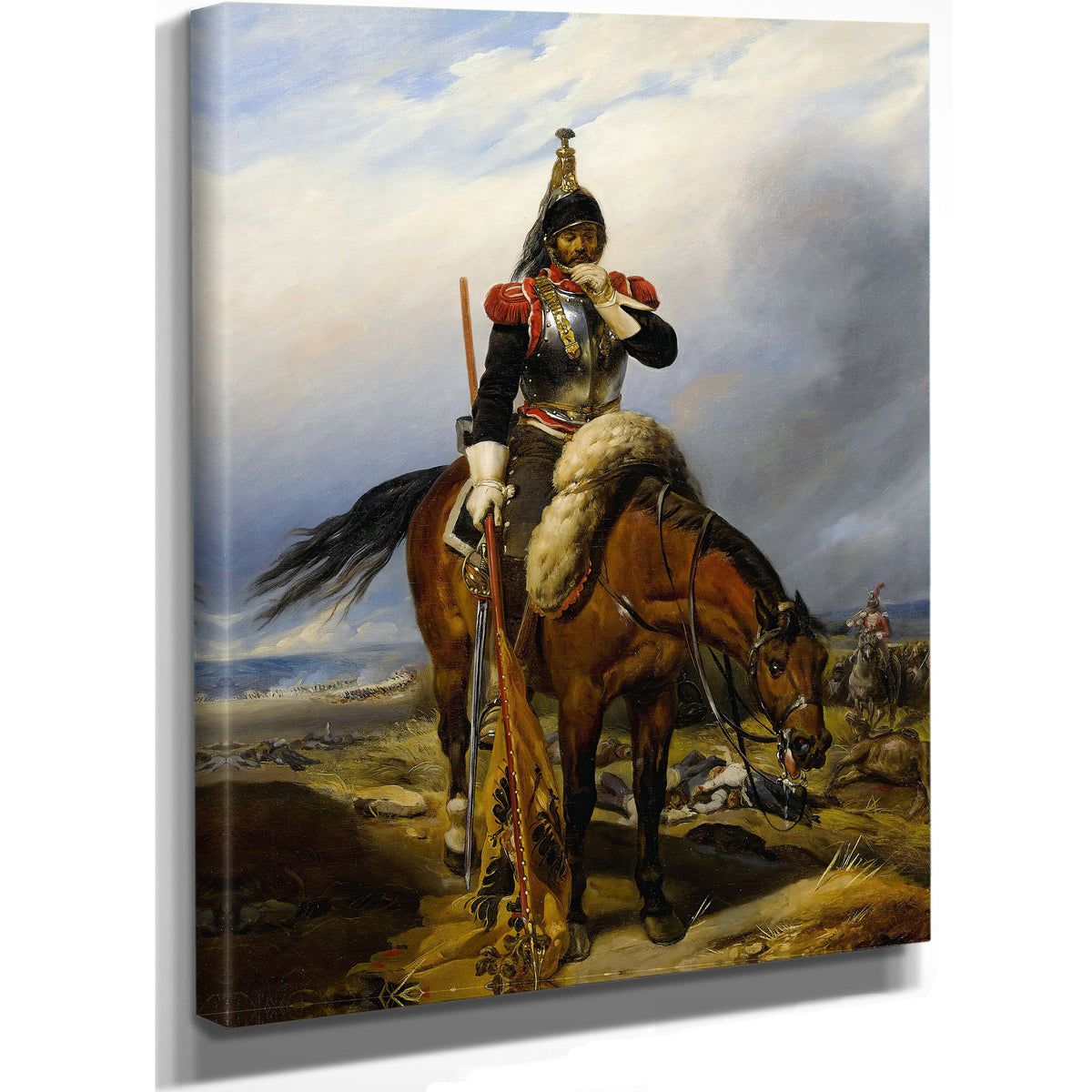The Field Battle By Paul Delaroche