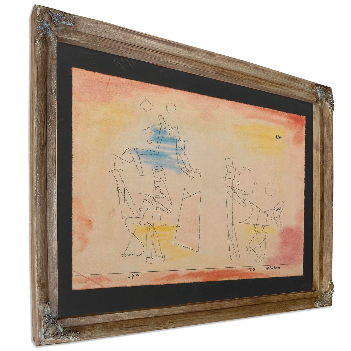 Acrobats 1915 By Paul Klee