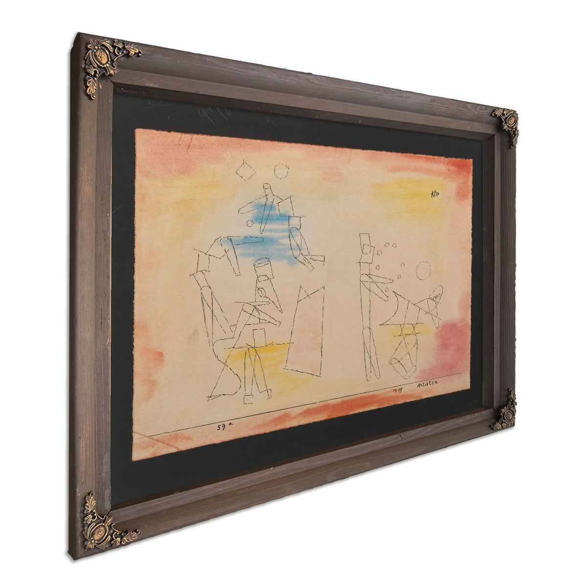Acrobats 1915 By Paul Klee