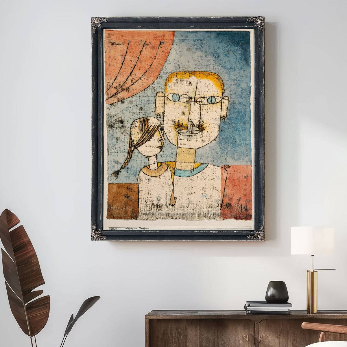 Adam Little Eve 1921 By Paul Klee