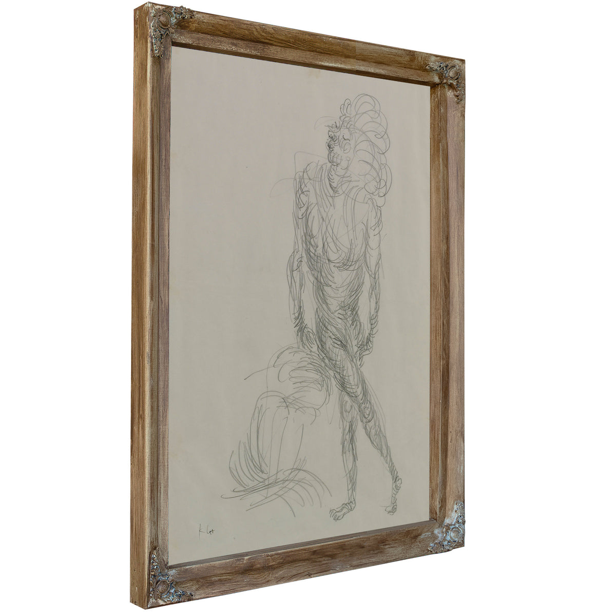 Akt Geschraubter Bewegung Nude By Paul Klee
