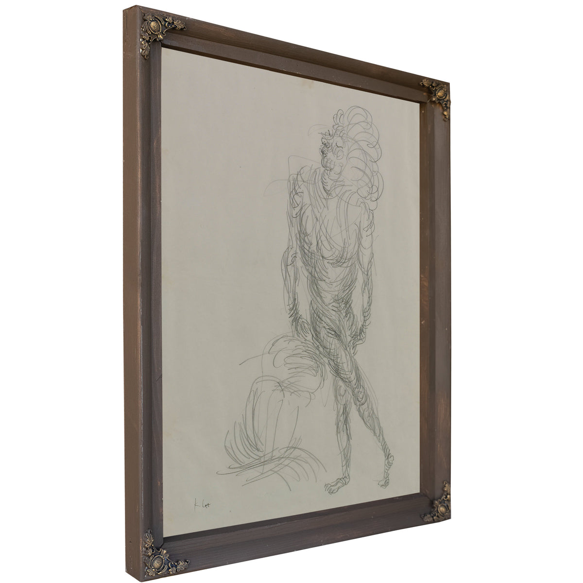 Akt Geschraubter Bewegung Nude By Paul Klee