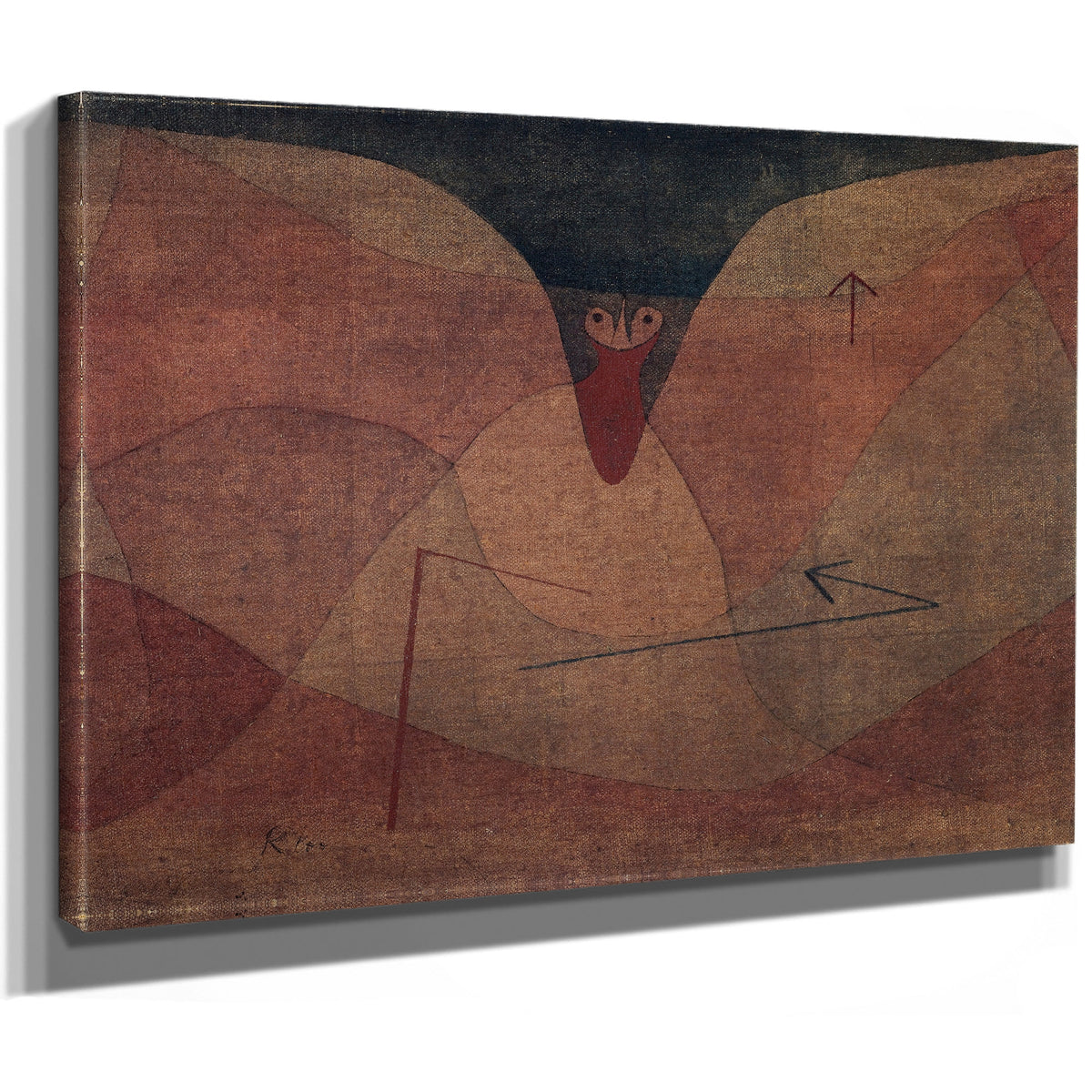 Aviatic Evolution 1934 By Paul Klee