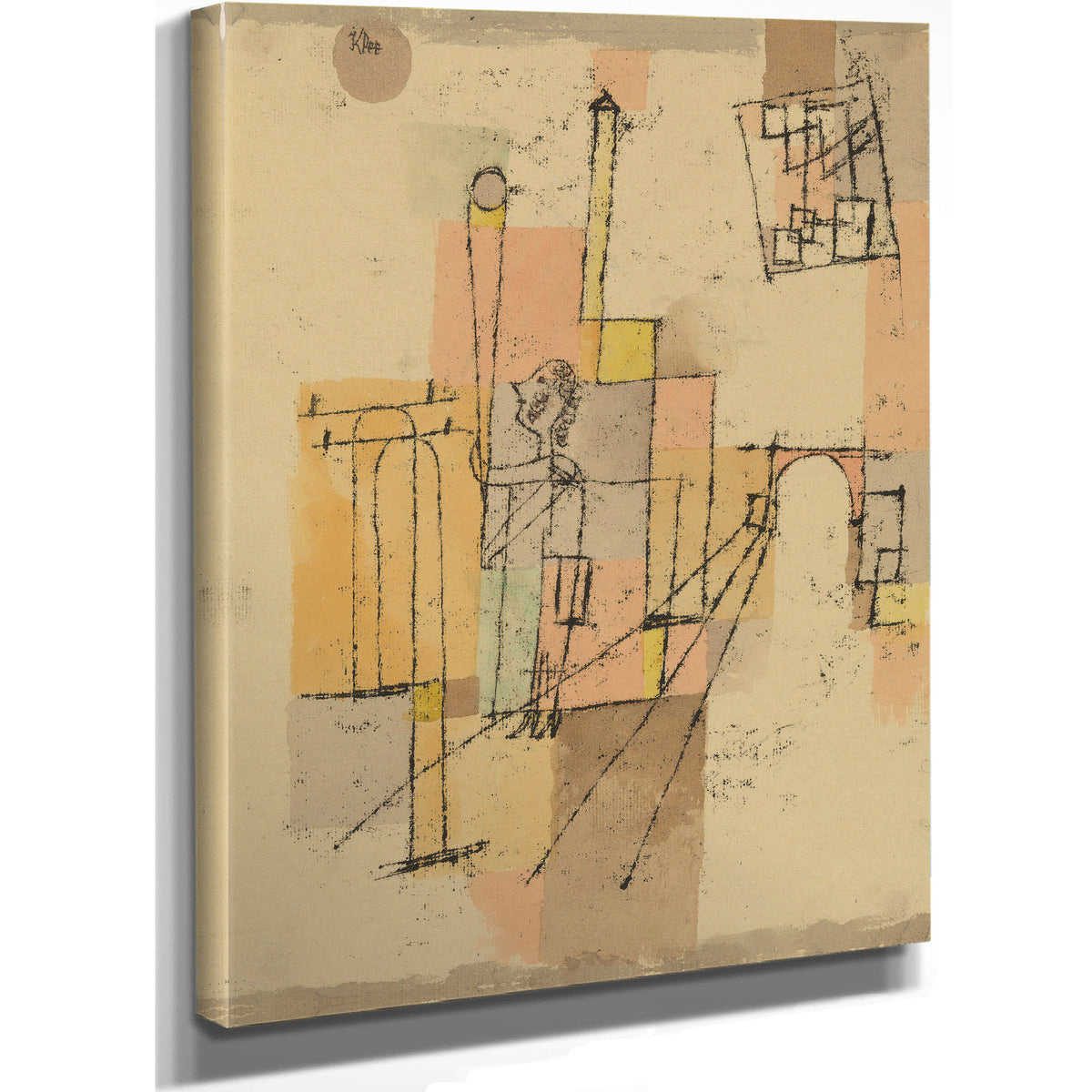 Before Festivity 1920 By Paul Klee