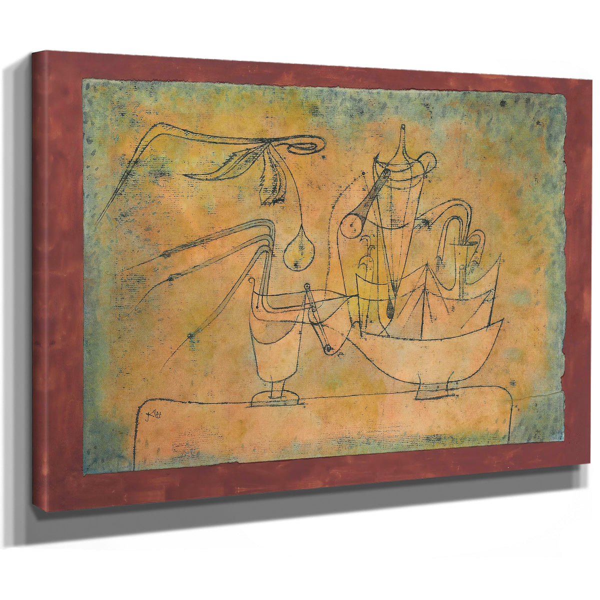 Birnen Destillation Distillation Pears By Paul Klee