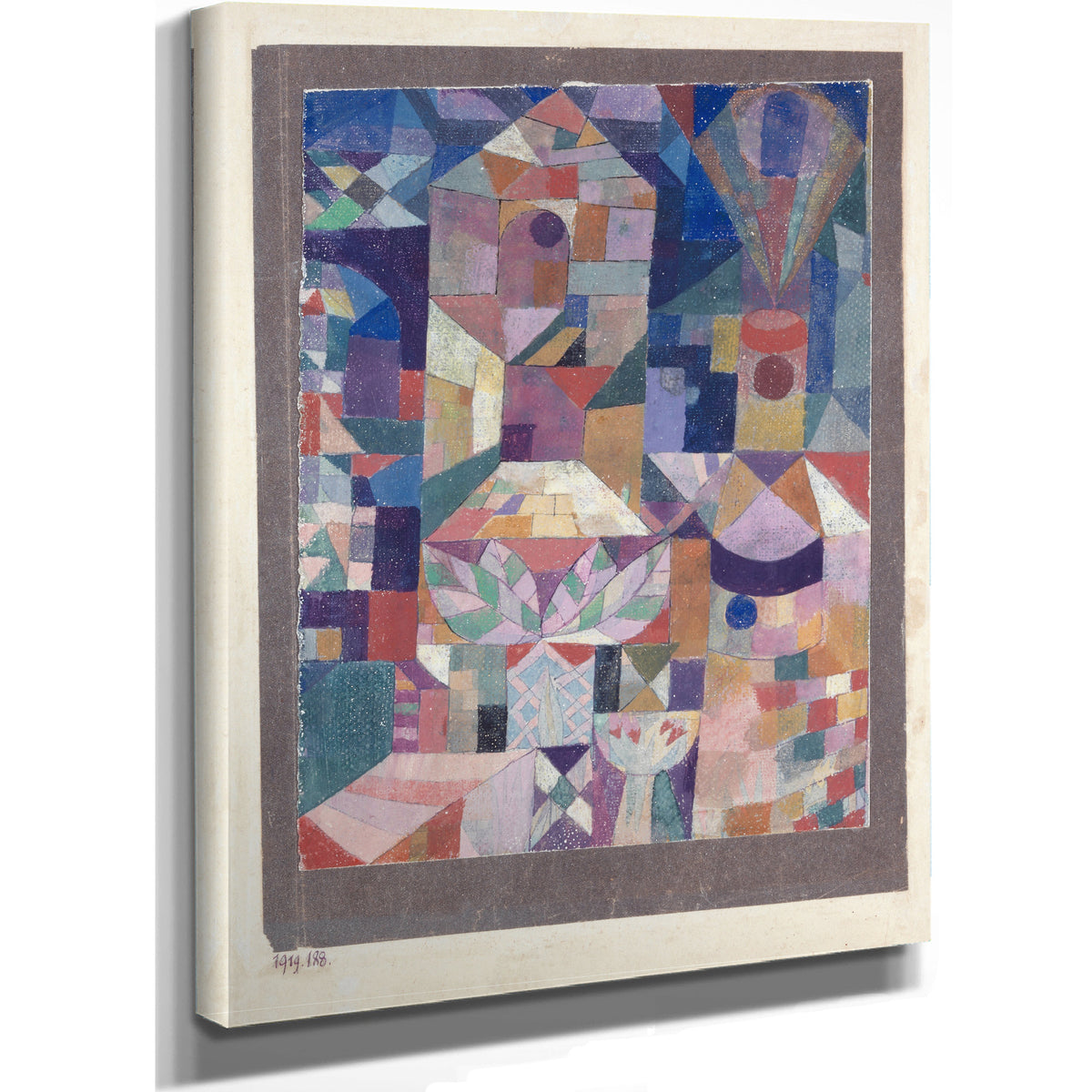 Castle Garden 1919 By Paul Klee