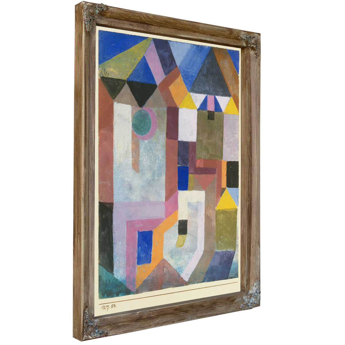 Colorful Architecture 1917 By Paul Klee