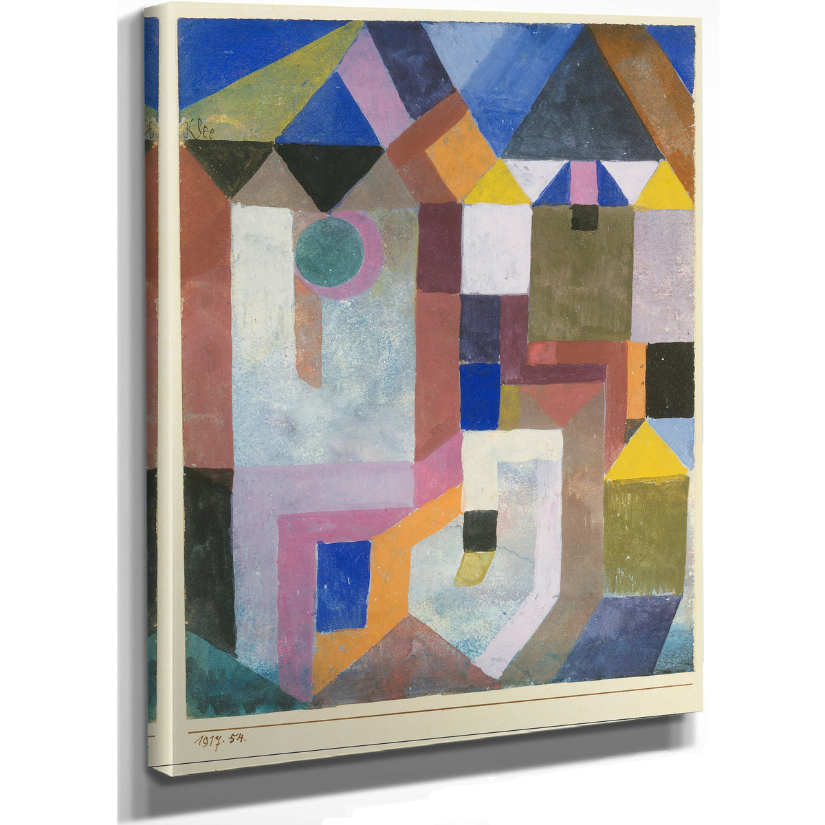 Colorful Architecture 1917 By Paul Klee