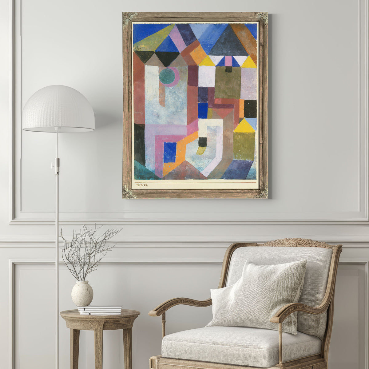 Colorful Architecture 1917 By Paul Klee