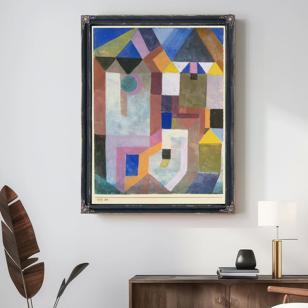 Colorful Architecture 1917 By Paul Klee