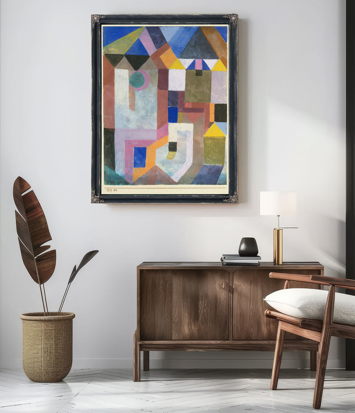 Colorful Architecture 1917 By Paul Klee