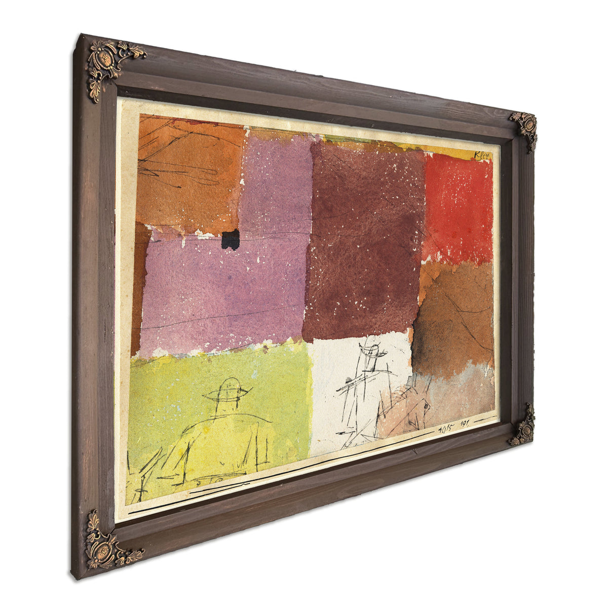 Composition Figures 1915 By Paul Klee