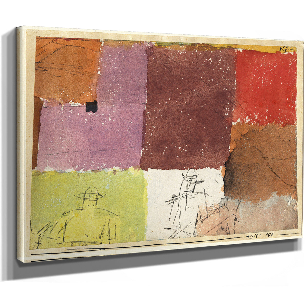 Composition Figures 1915 By Paul Klee