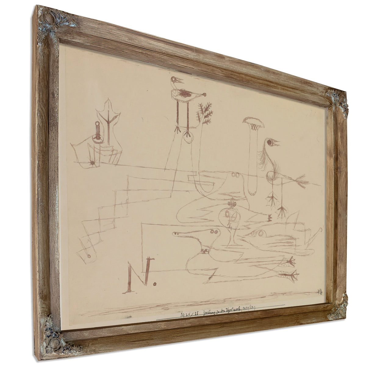 Drawing Bird Islands 1921 By Paul Klee