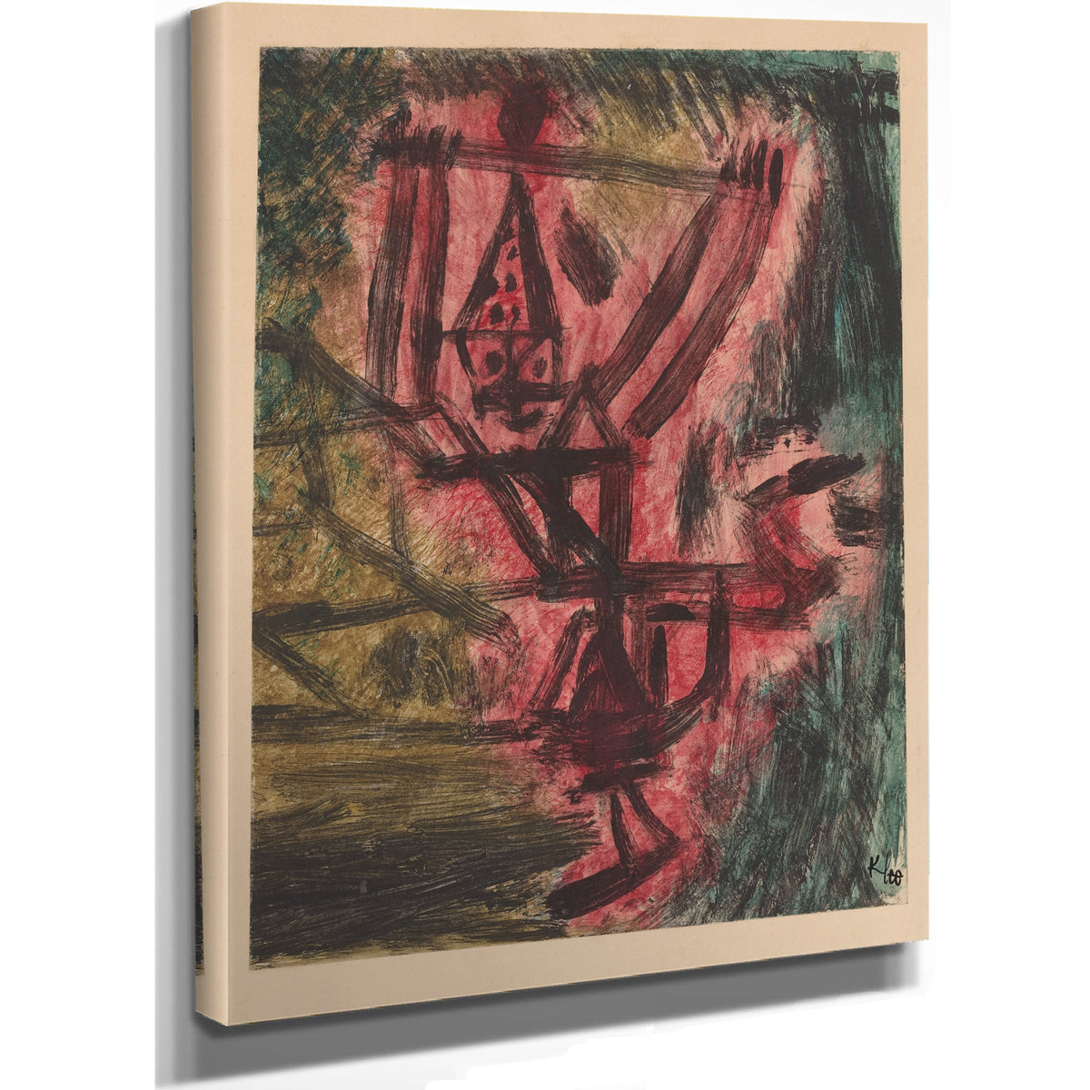 Feuer Clown I Fire Clown 1921 By Paul Klee