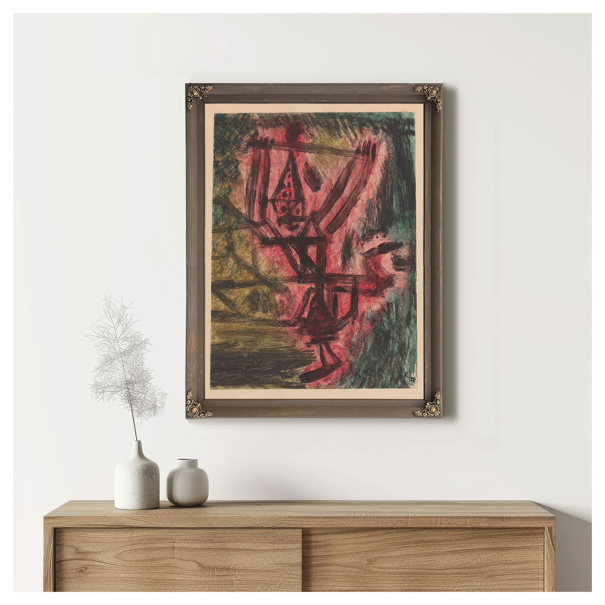 Feuer Clown I Fire Clown 1921 By Paul Klee