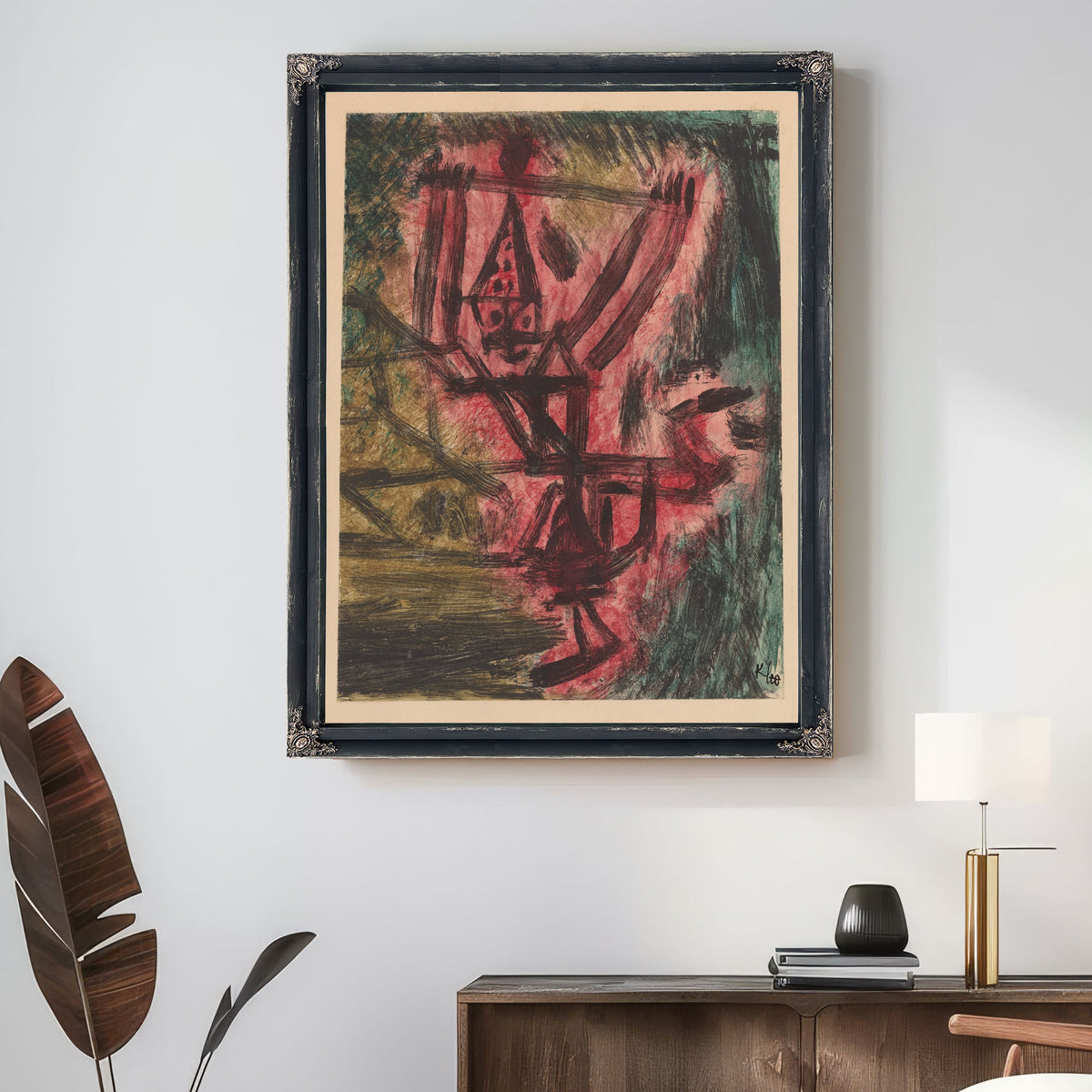 Feuer Clown I Fire Clown 1921 By Paul Klee