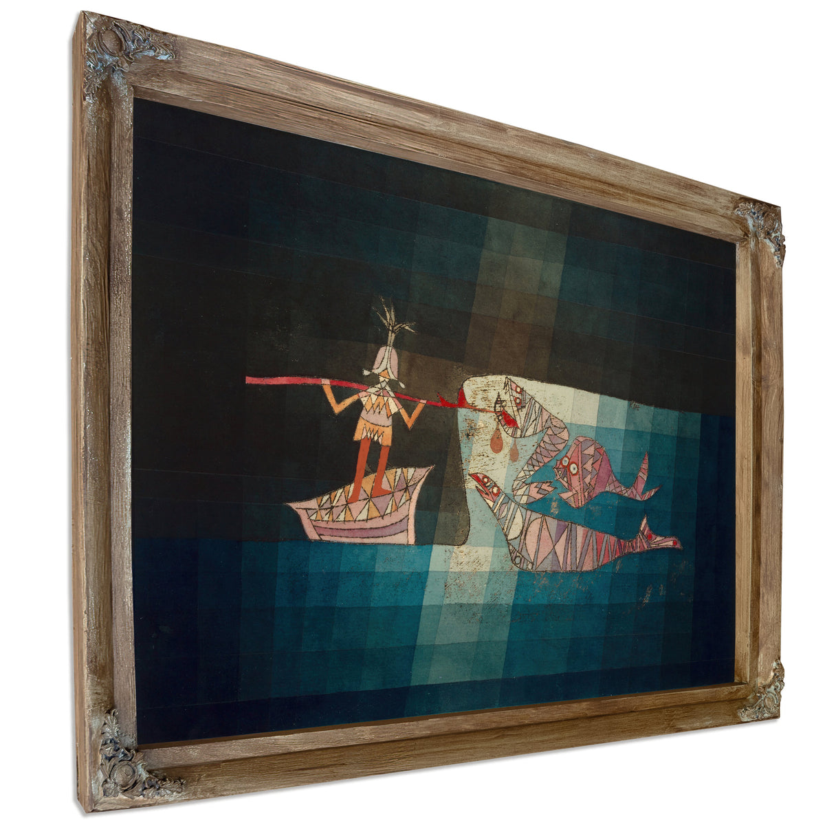 Fighting Scene the Comic Fantastic By Paul Klee