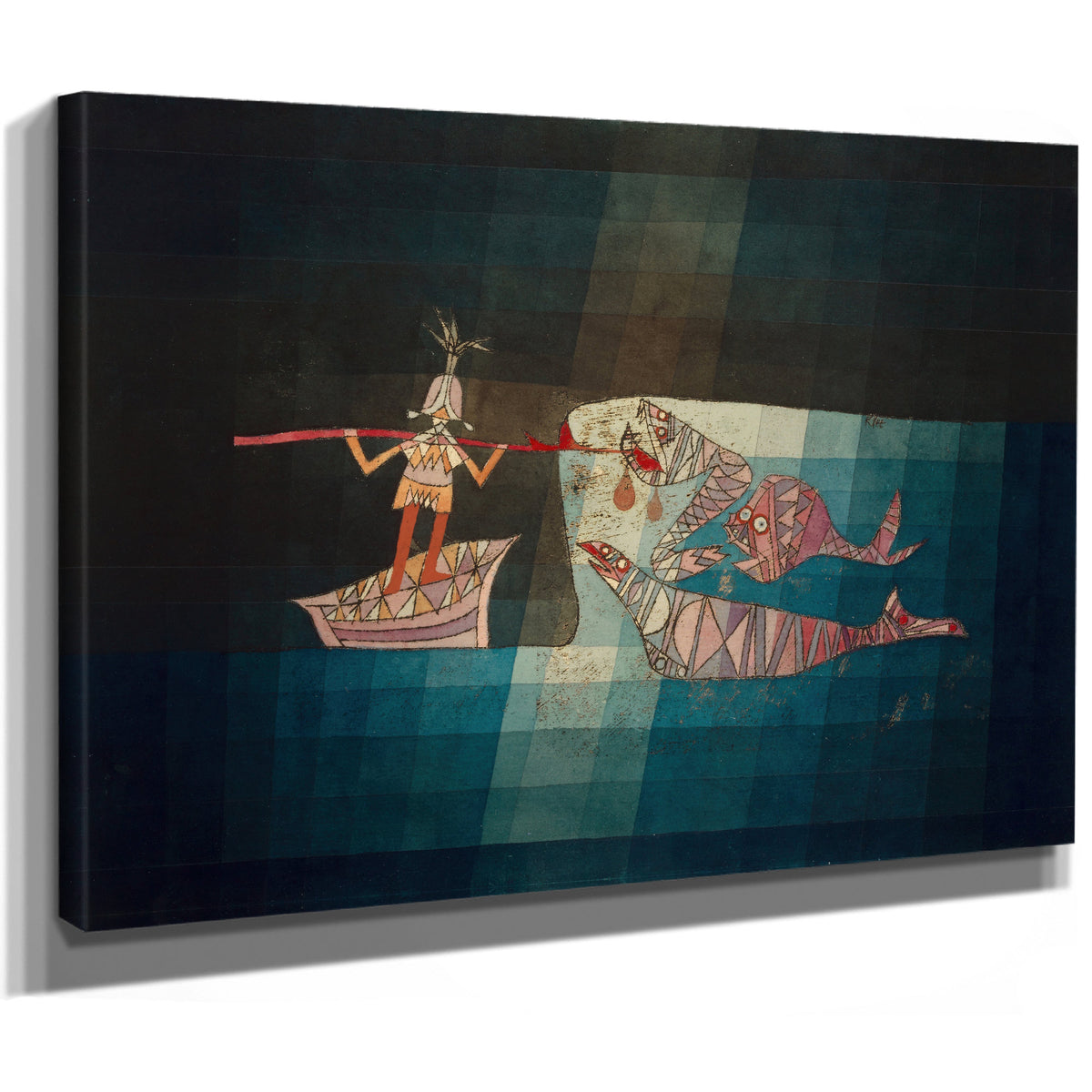 Fighting Scene the Comic Fantastic By Paul Klee