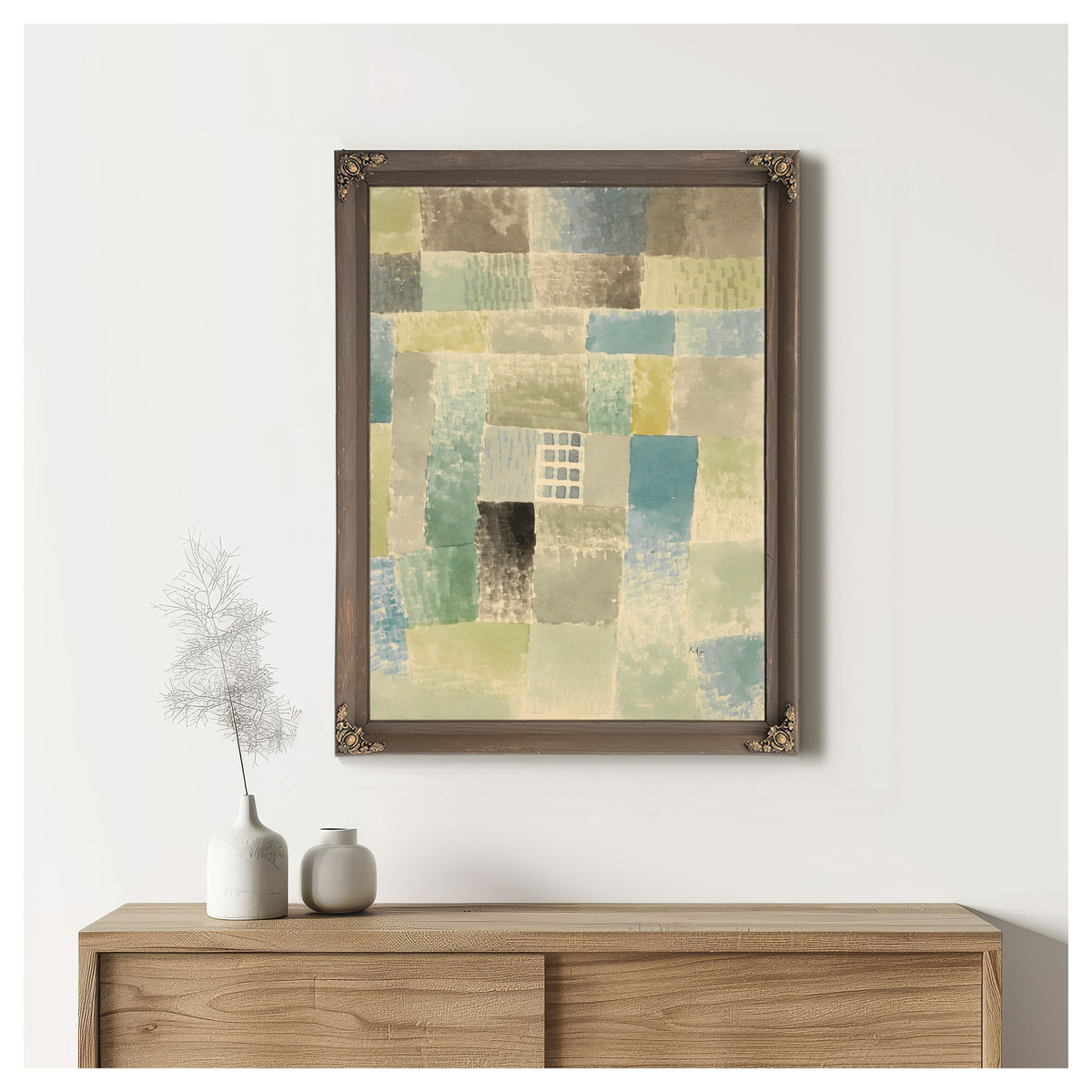 First House a Settlement 1926 By Paul Klee