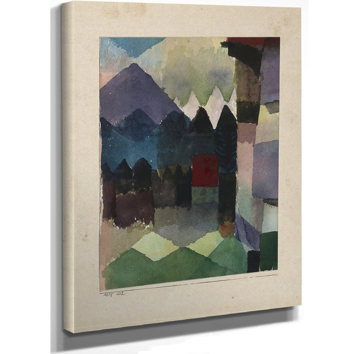 Fohn Im Marcschen Garten 1915 By Paul Klee
