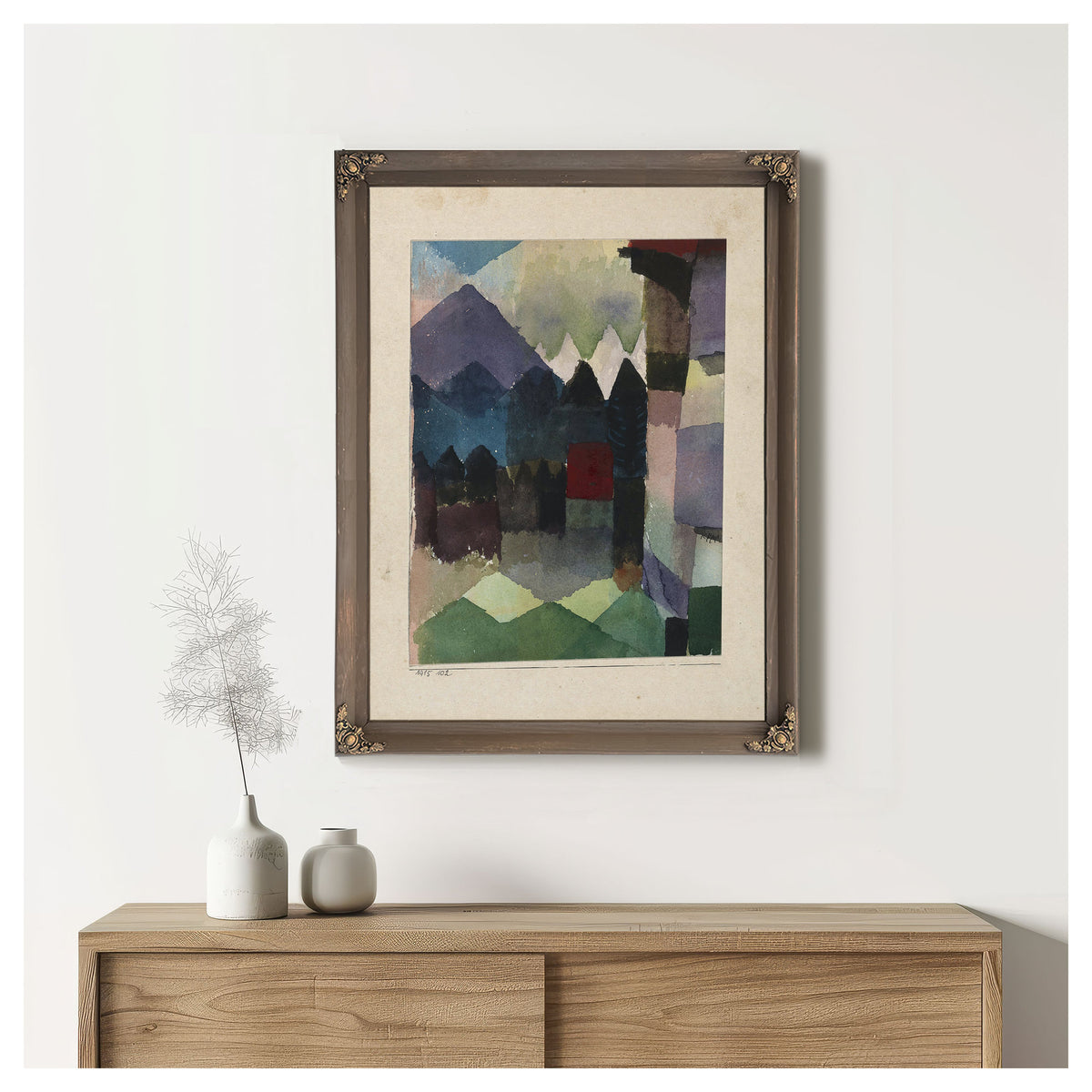 Fohn Im Marcschen Garten 1915 By Paul Klee
