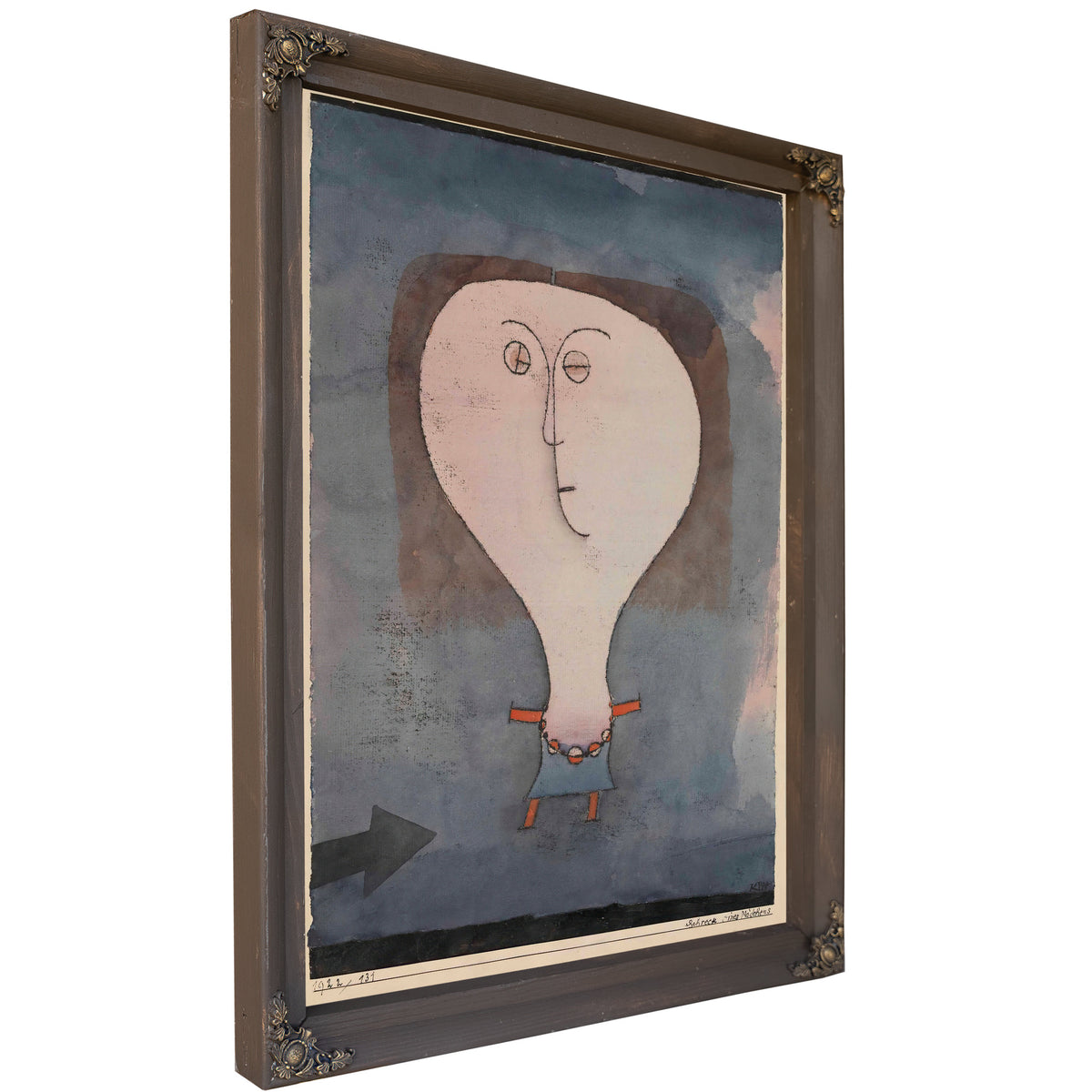 Fright a Girl 1922 By Paul Klee