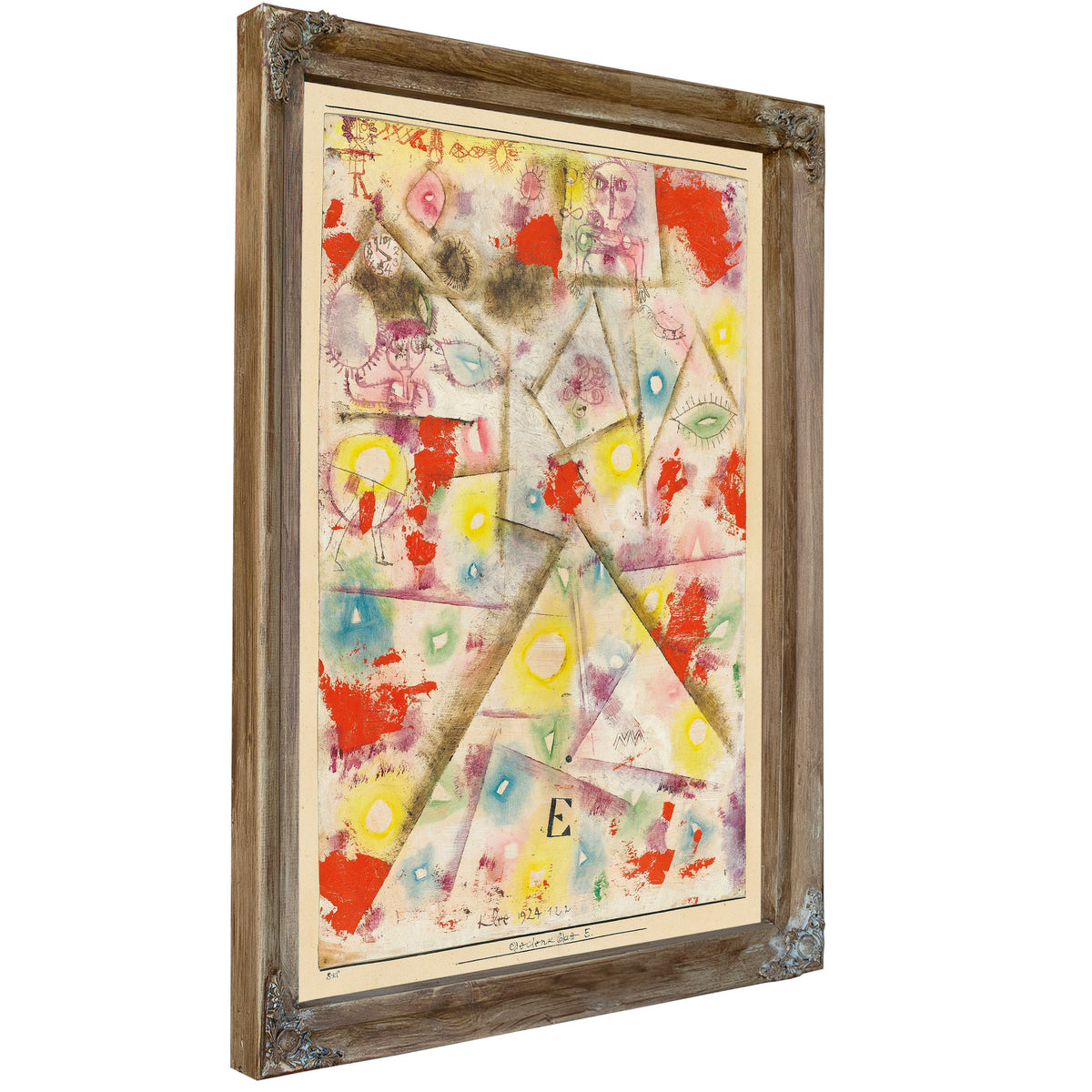 Gedenkblatt E 1924 By Paul Klee