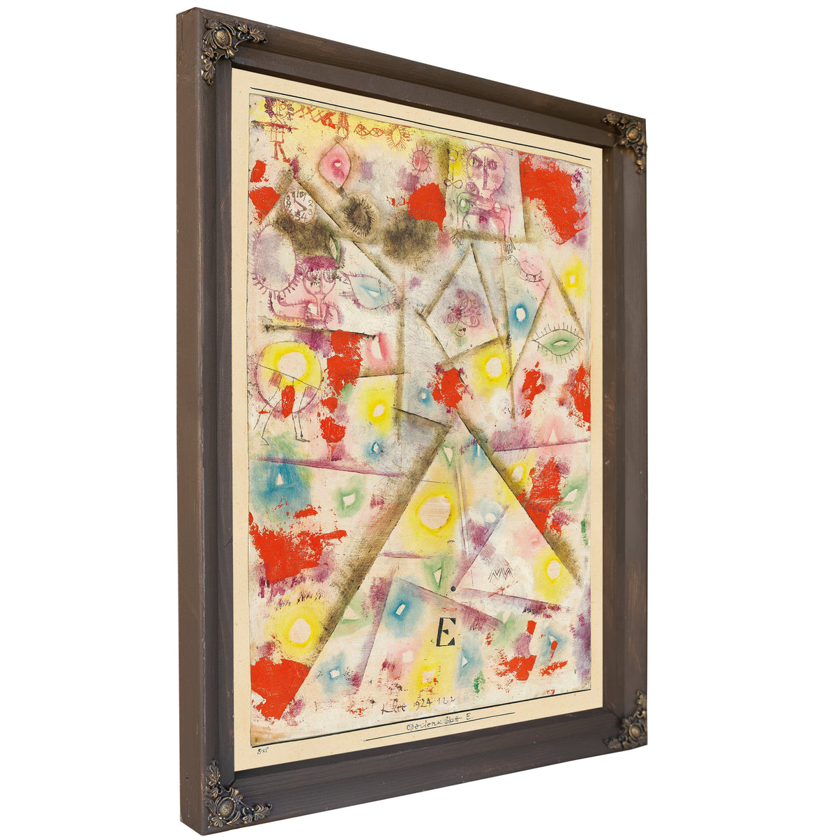 Gedenkblatt E 1924 By Paul Klee