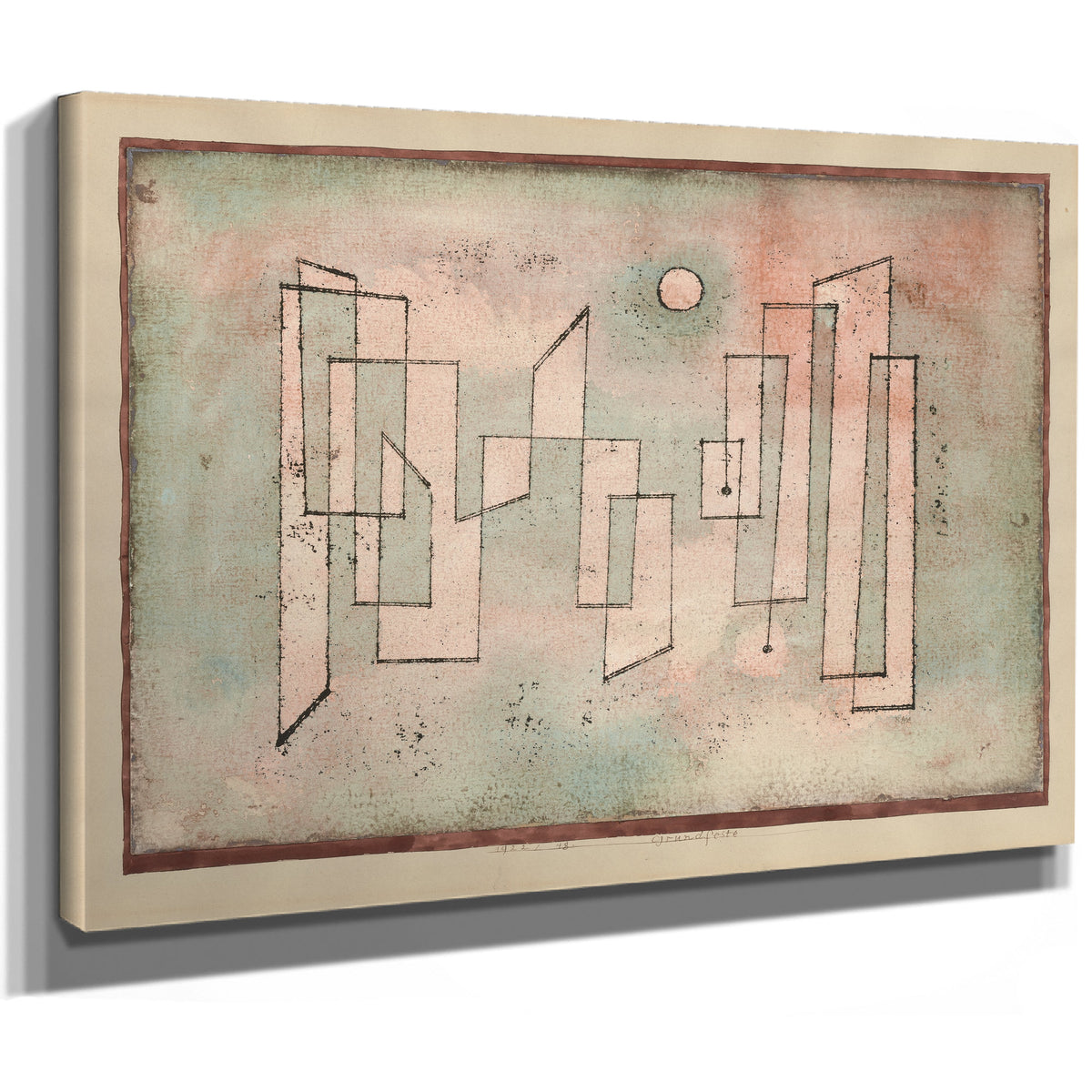 Grundfeste Foundation 1922 By Paul Klee