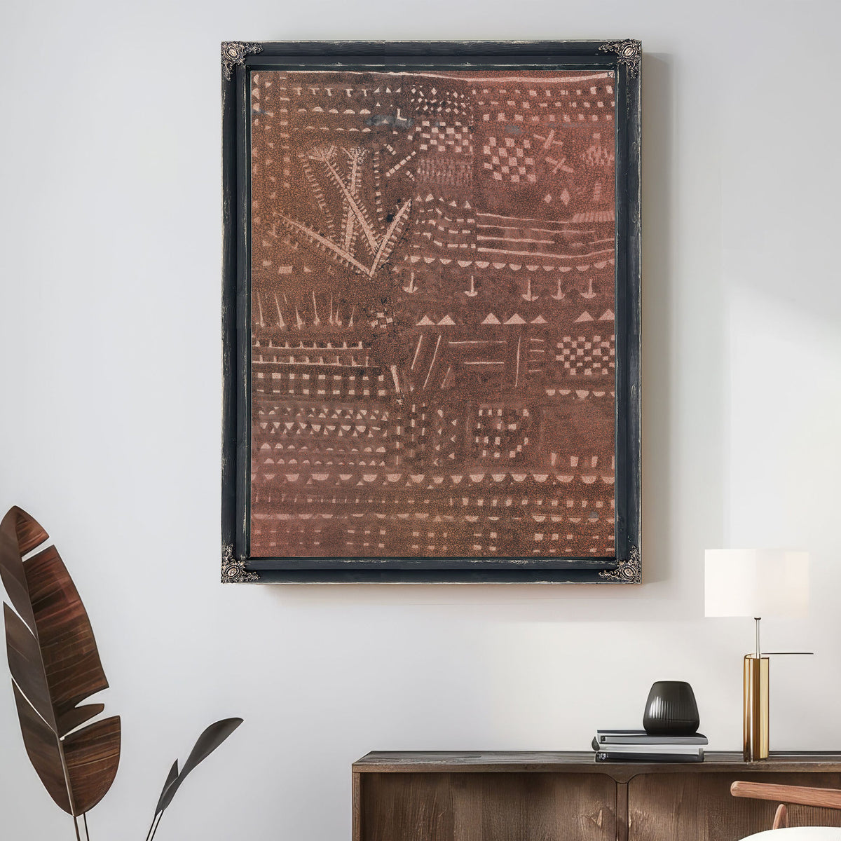 In Manner a Leather Tapestry 1925 By Paul Klee