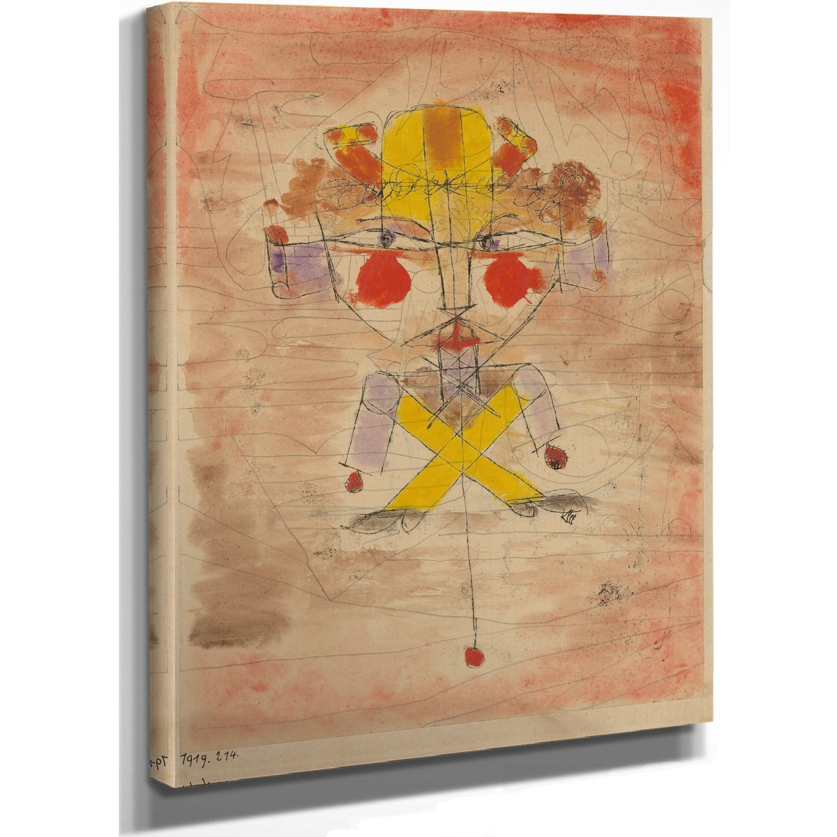 Jumping Jack 1927 By Paul Klee
