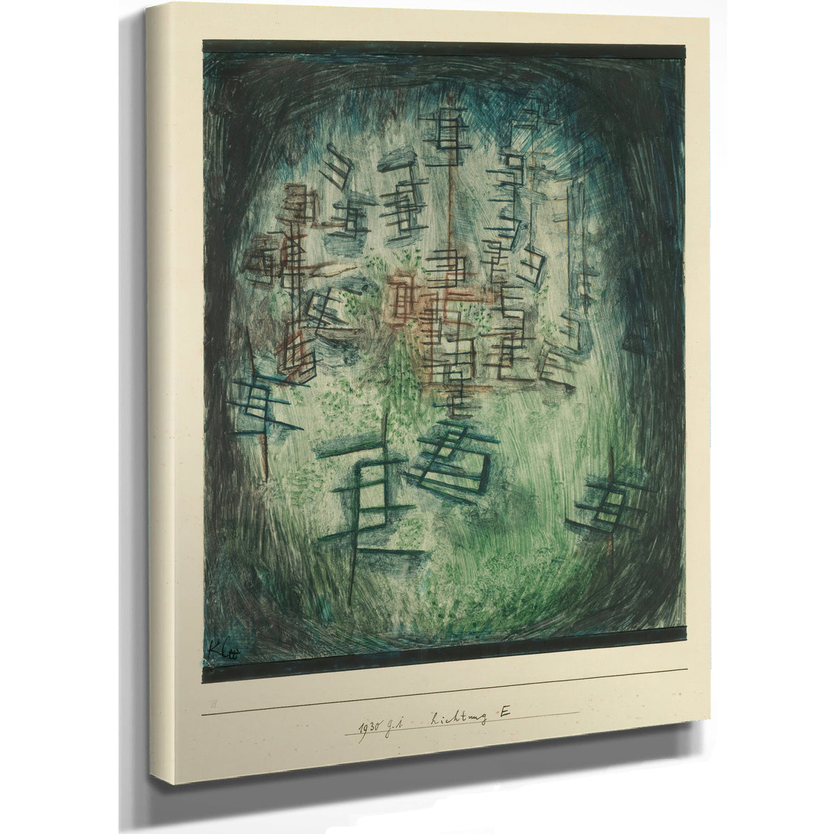 Lichtung E Clearing E 1930 By Paul Klee