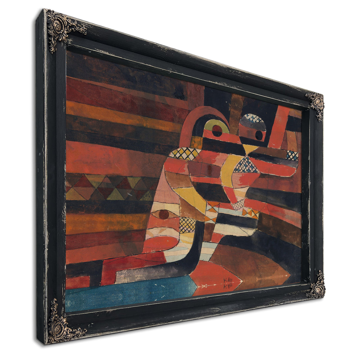 Lovers 1920 By Paul Klee