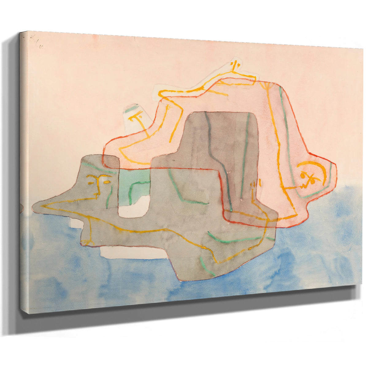 Mythos Einer Insel By Paul Klee