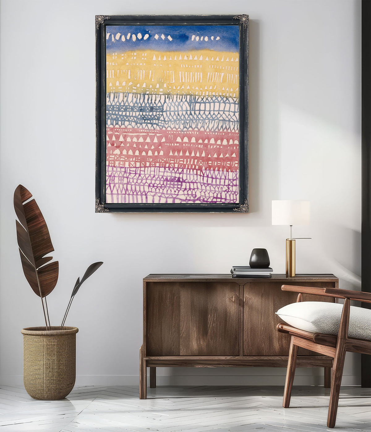 Old Town Overview 1928 By Paul Klee