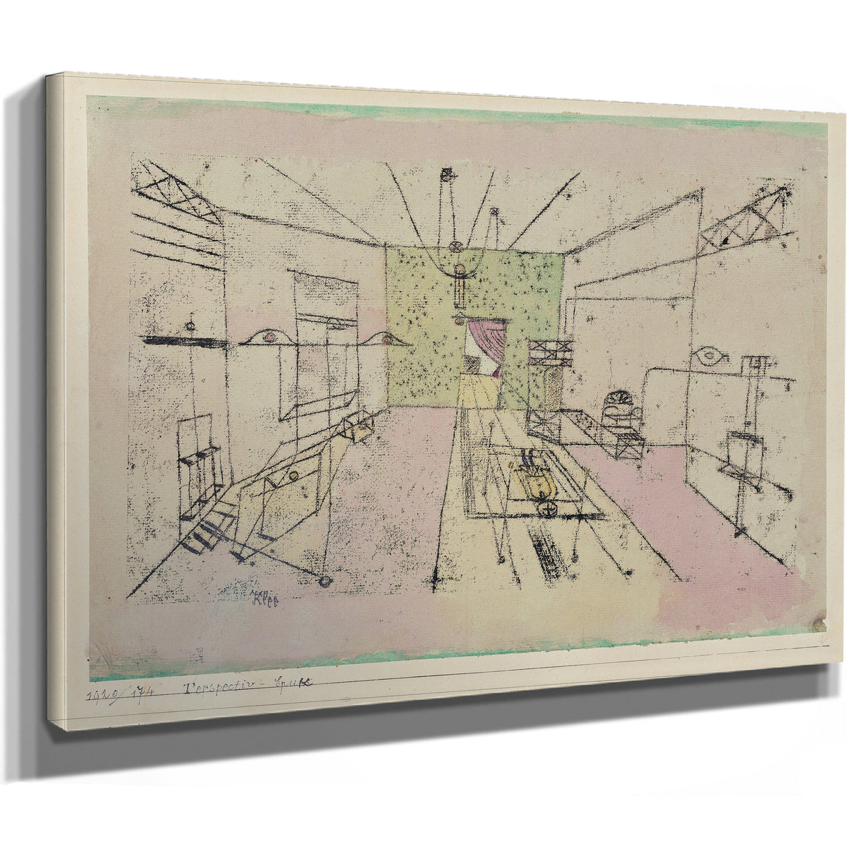 Phantom Perspective 1920 By Paul Klee