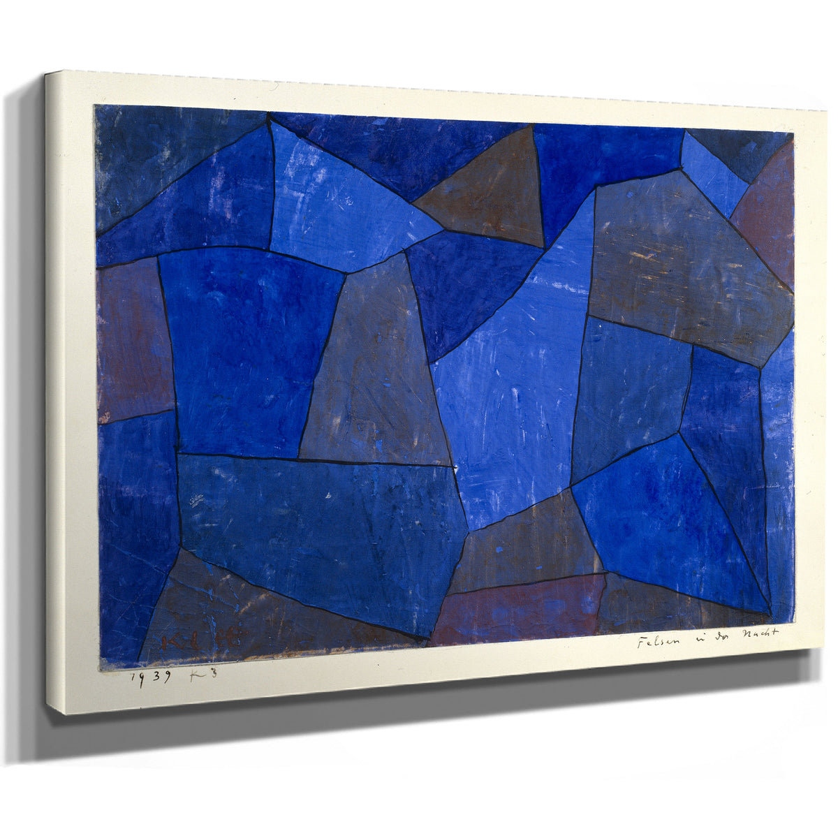 Rocks Night 1939 By Paul Klee