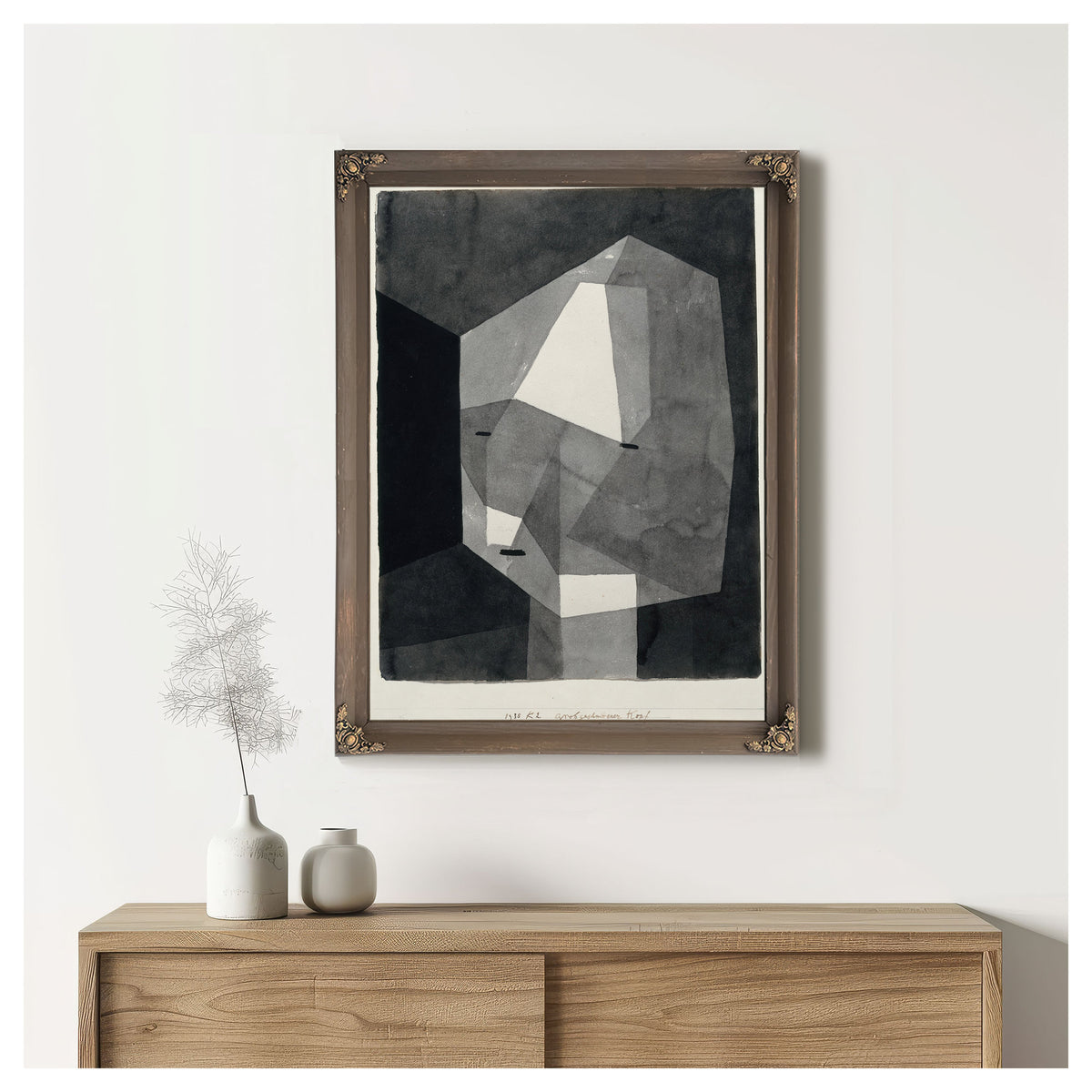 Rough Cut Head 1935 By Paul Klee