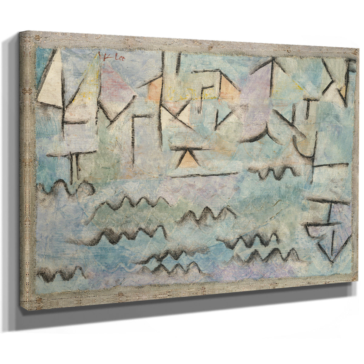 The Rhine Duisburg 1937 By Paul Klee