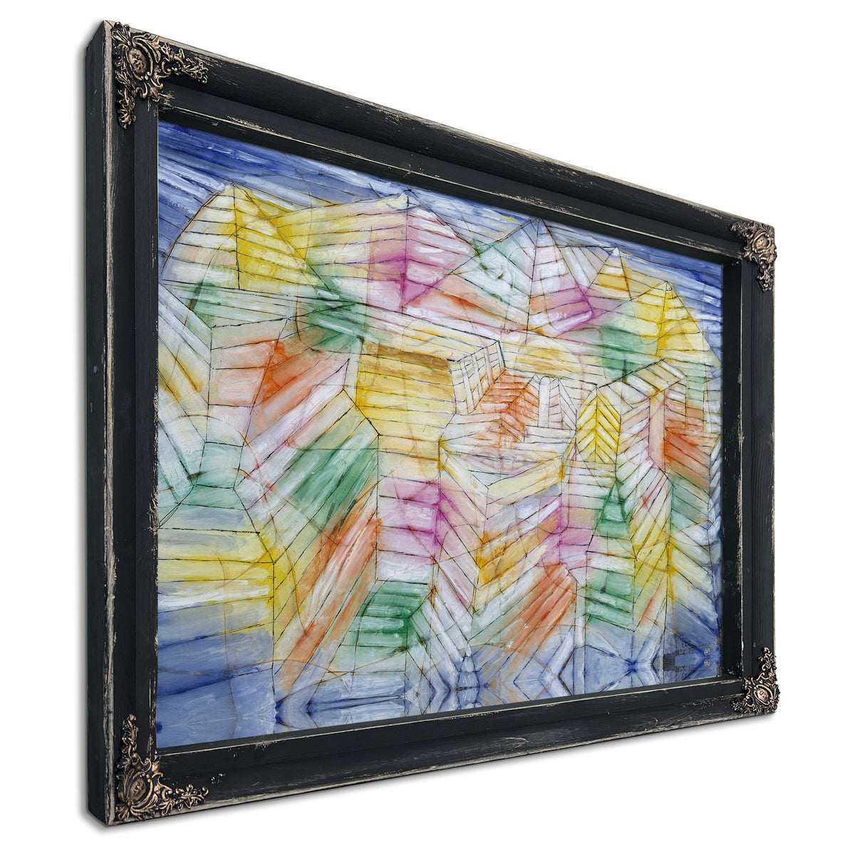 Theater Mountain Construction 1920 By Paul Klee
