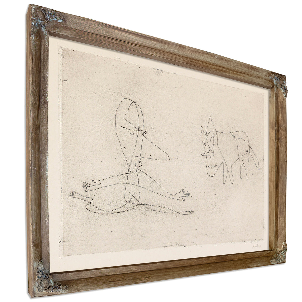 Was Lauft Er 1932 By Paul Klee