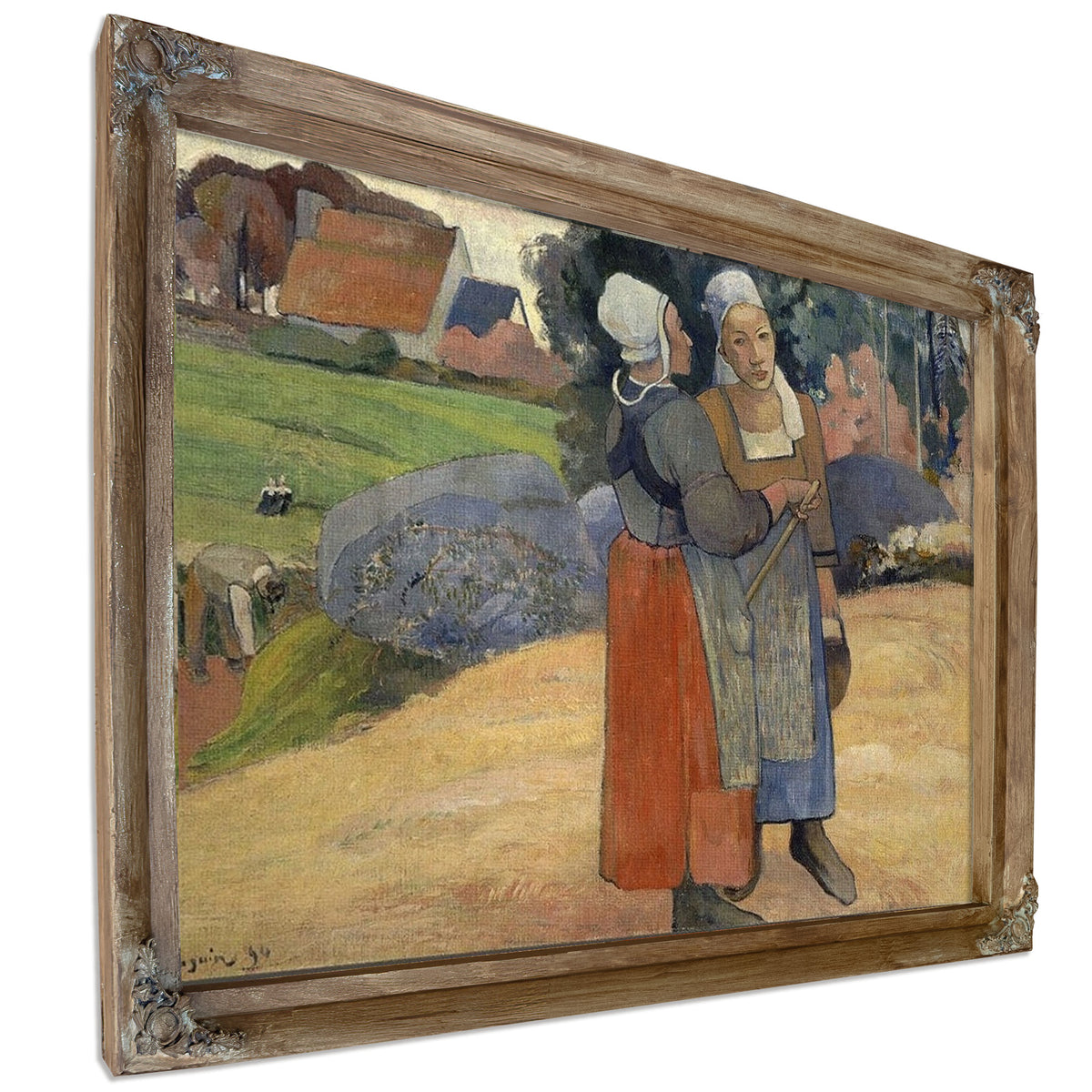 Paysannes Bretonnes By Paul Gauguin
