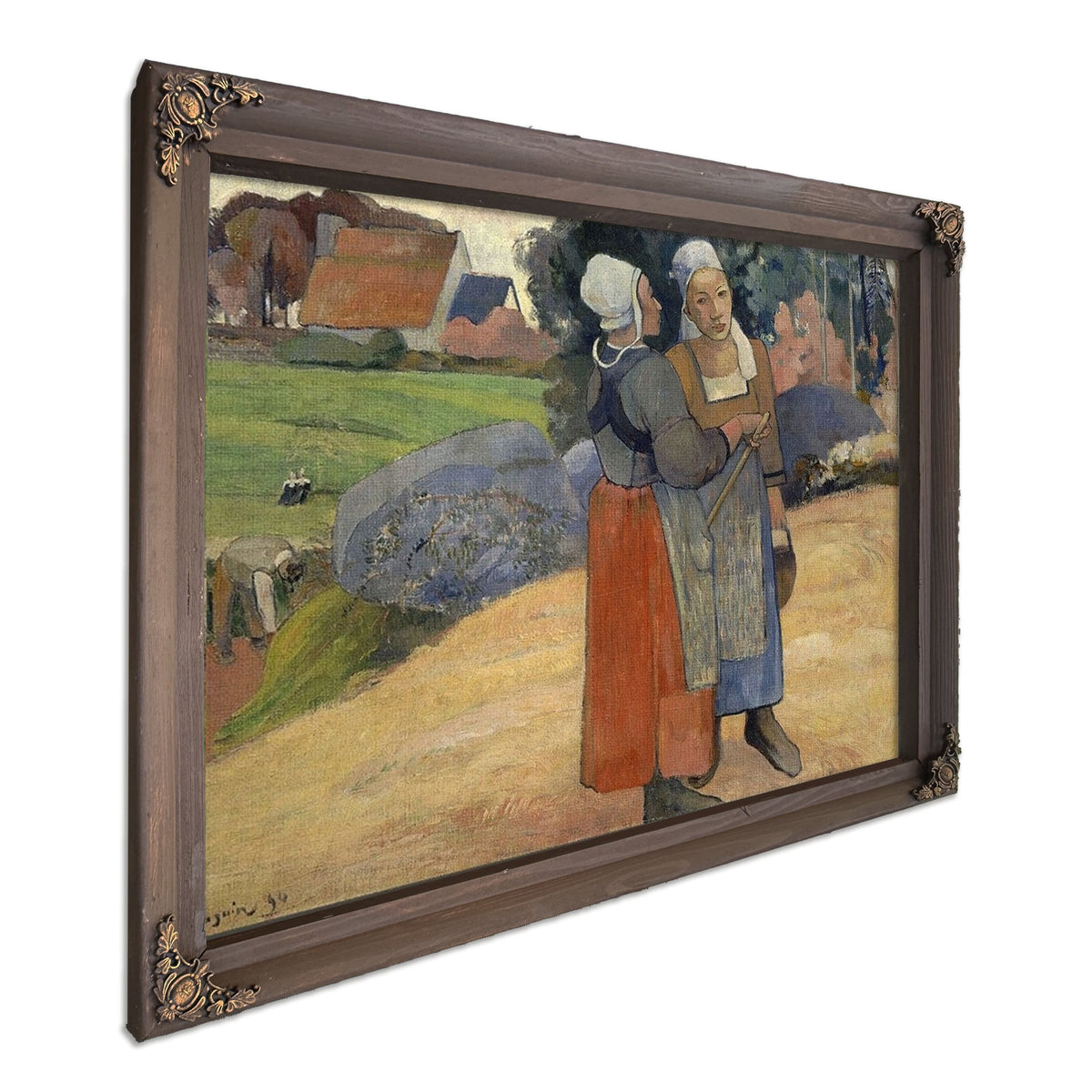 Paysannes Bretonnes By Paul Gauguin