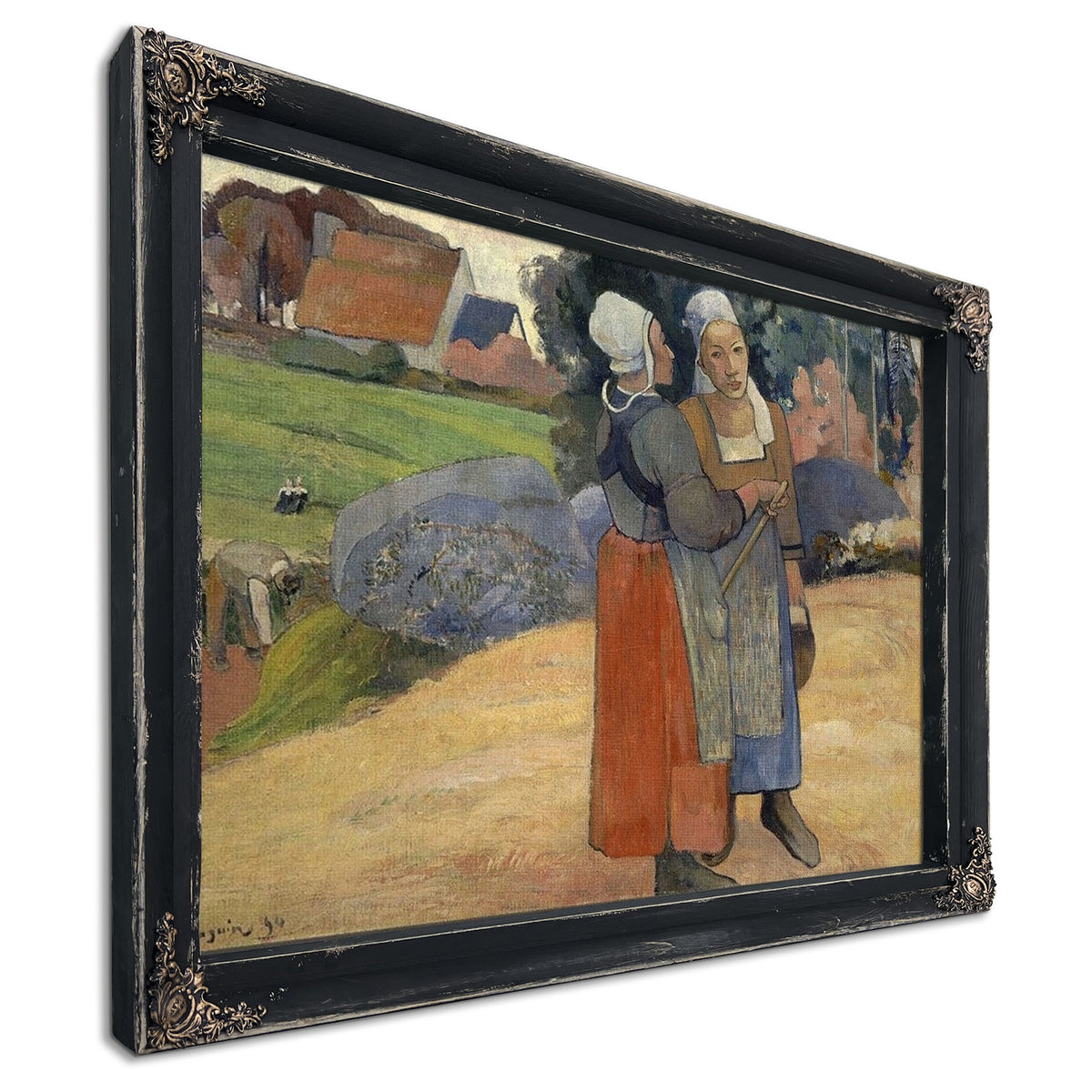 Paysannes Bretonnes By Paul Gauguin