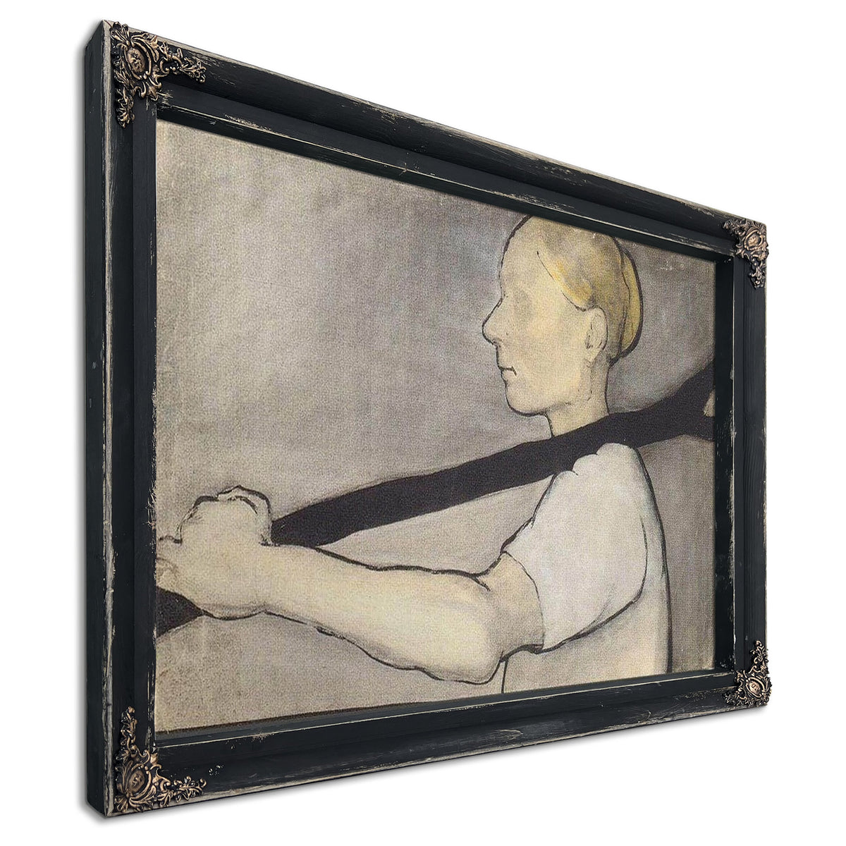 Peasant Woman With Fork By Paula Modersohn Becker