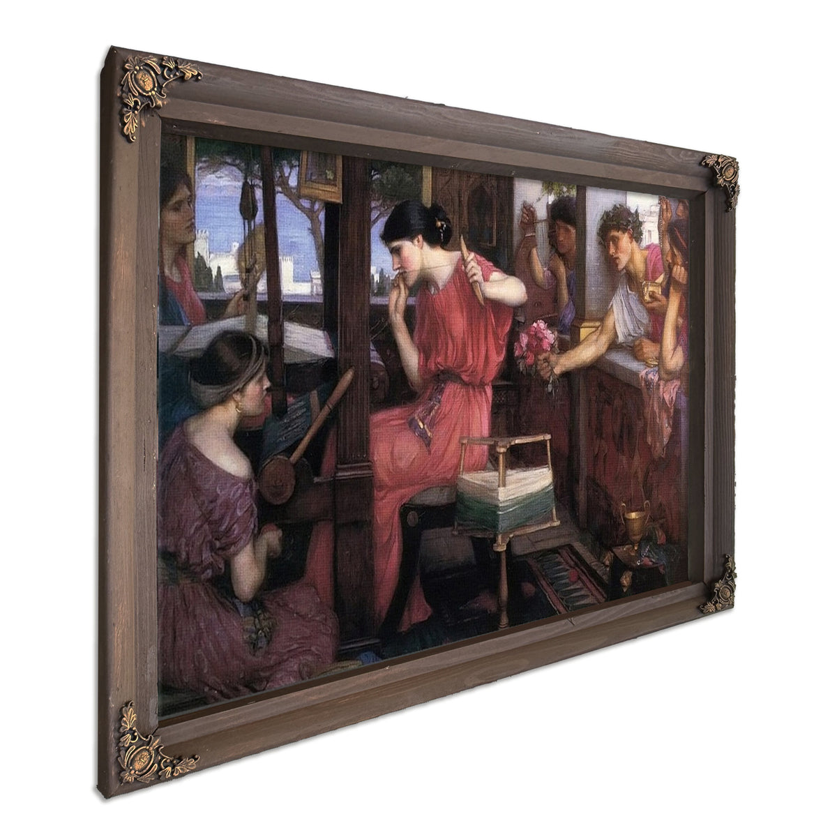 Penelope And The Suitors By John Waterhouse