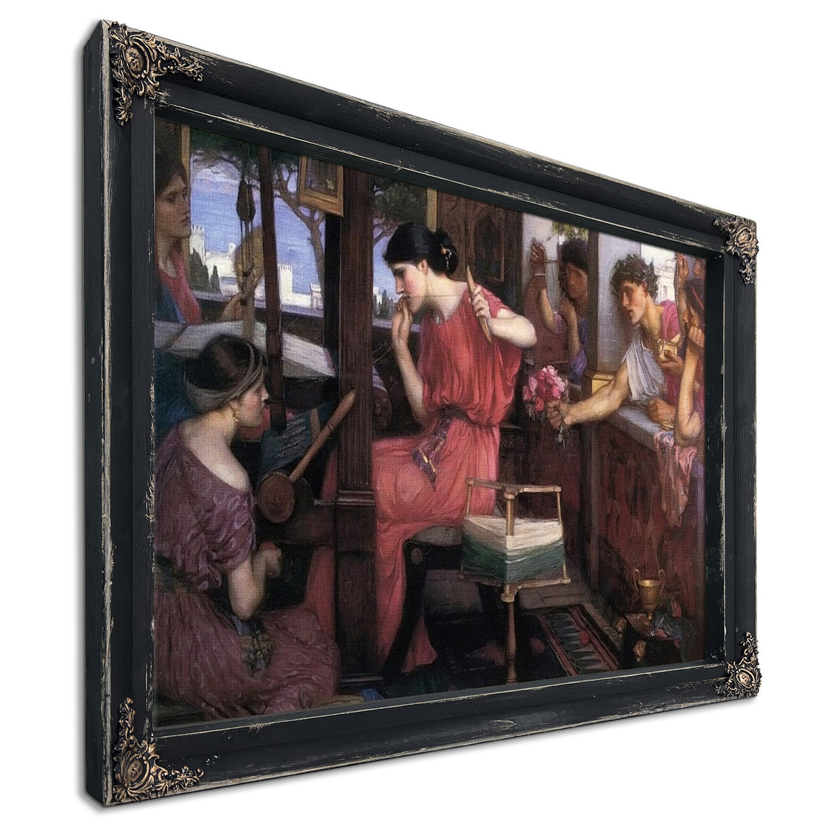Penelope And The Suitors By John Waterhouse