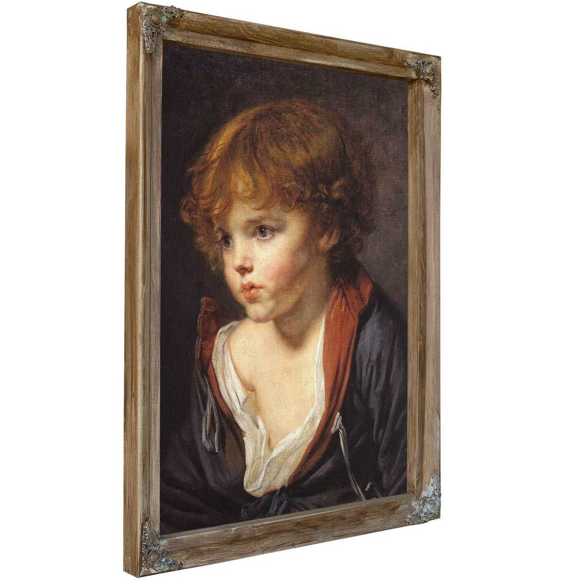 Petit Garcon Blond A La Chemise Ouverte by Jean Baptiste Greuze
