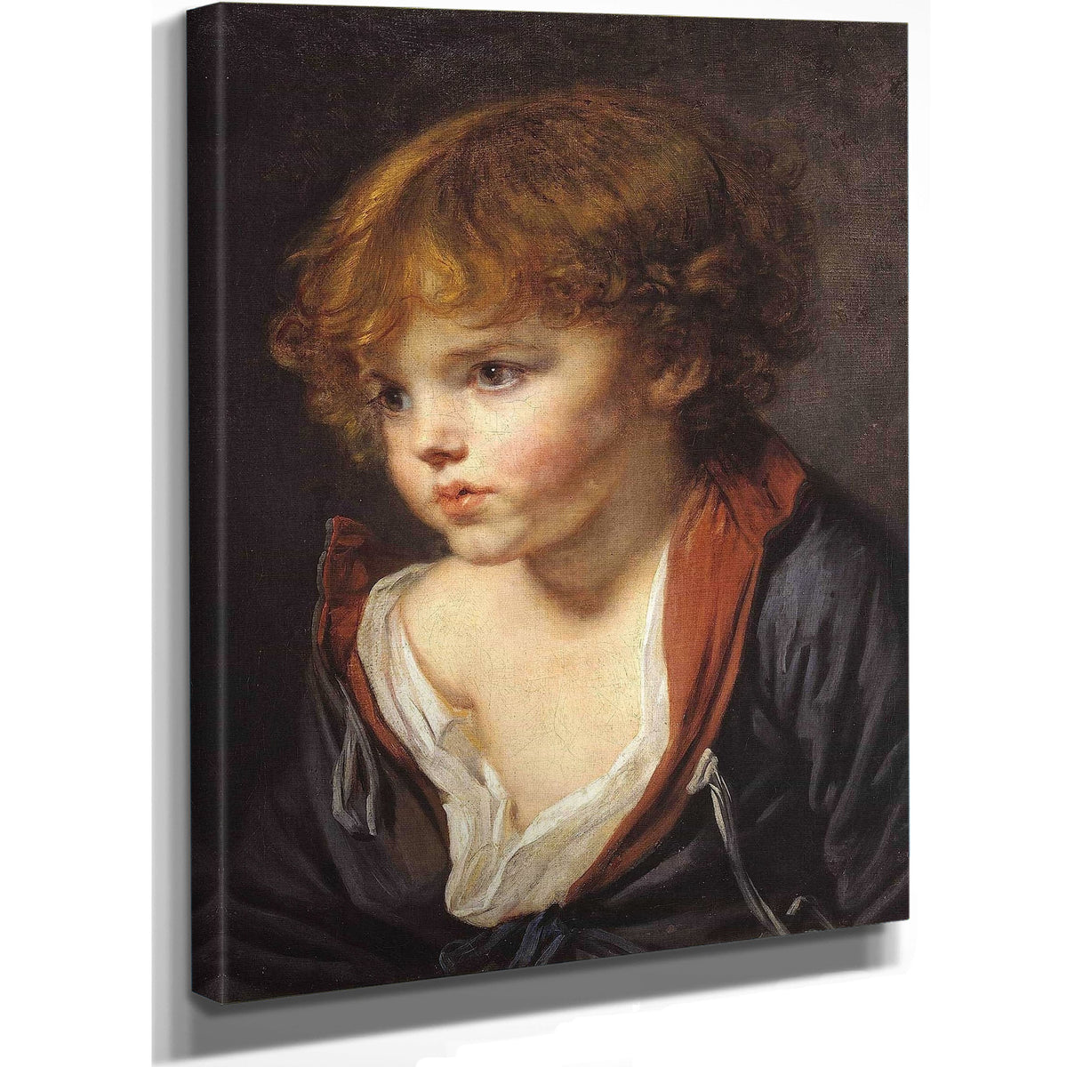 Petit Garcon Blond A La Chemise Ouverte by Jean Baptiste Greuze